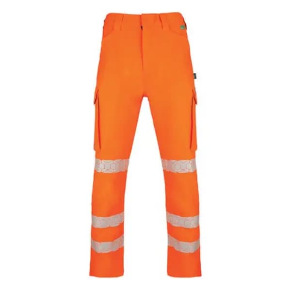 Image of Beeswift Envirowear Beeswift Envirowear High Visibility Trousers Orange 40 EWCTROR40