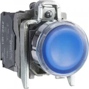 Image of Schneider Electric Harmony XB4BW36B5 Pushbutton Planar 1-button Blue Push