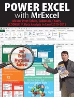 Image of power excel with mrexcel master pivot tables subtotals charts vlookup if da