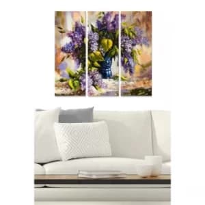 Image of MDF46251670 Multicolor Decorative MDF Painting (3 Pieces)