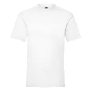 Image of Fruit Of The Loom Mens Valueweight Short Sleeve T-Shirt (M) (White)