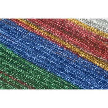 Image of Rapid Tinsel Pipe Cleaners Assorted - Pack of 100