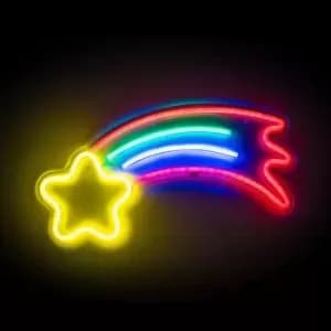 Image of Shooting Star Neon Multi Light Decoration