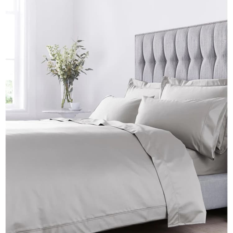 Image of Hotel Collection Hotel 1000TC Egyptian Cotton Flat Sheet - Grey Grey Double