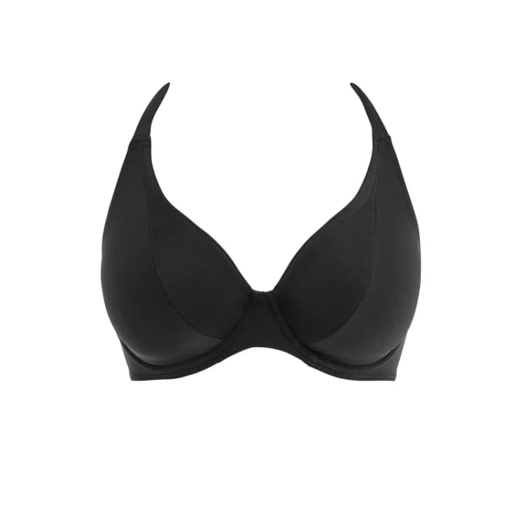 Image of Freya Womens Jewel Cove Halter Bikini Top in Black Size: 28DD Black Female 28DD