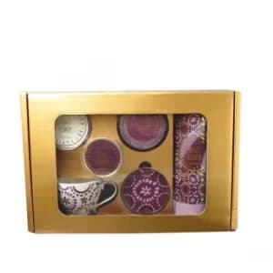 Image of 6PC Bohemian Gift Set Angel Flower Red in Gift Box
