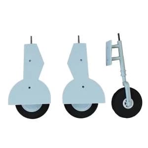 Image of Dynam Me262 Landing Gear Set