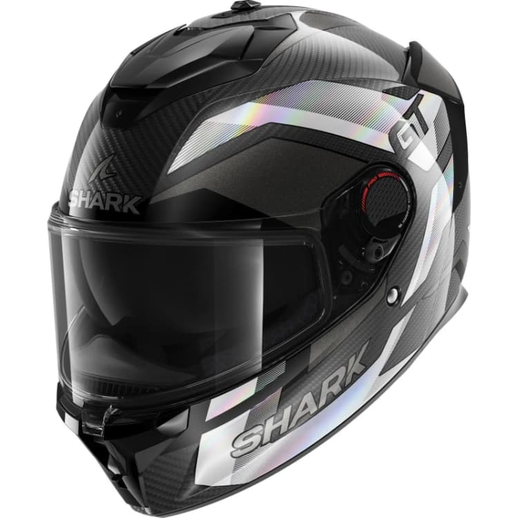 Image of Shark Spartan GT Pro Ritmo Carbon Helmet, black-silver, Size XL for Men