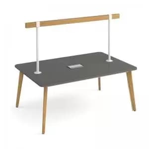 Image of Saxon worktable 1800mm x 1200mm with high level tool rail and Eclipse