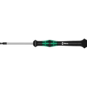 Image of Wera Kraftform 2052 Ballend Hex Micro Screwdriver Imperial 5/64" 60mm