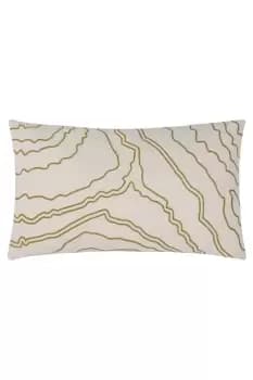 Image of Elise Abstract Geo Structured Polyester Filled Cushion