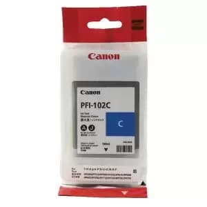Image of Canon PFI-102C Cyan Ink Tank 130ml 0896B001 CO81488