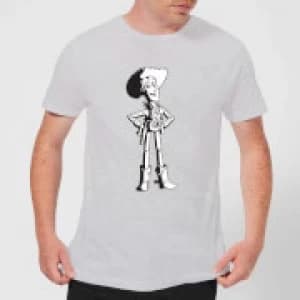Image of Toy Story Sheriff Woody Mens T-Shirt - Grey - XXL