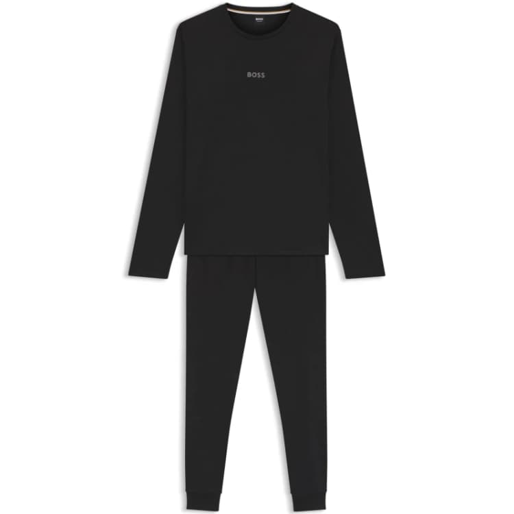 Image of Boss Xmas Long Set 10251231 01 Black 001 male S