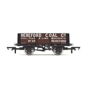 Image of Hornby 5 Plank Wagon 'Hereford Coal Company' No. 35 Era 2 Model Train