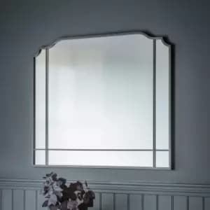 Image of Gallery Wardour Overmantel Mirror, Silver