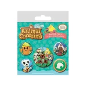 Image of Nintendo Animal Crossing Badge Back