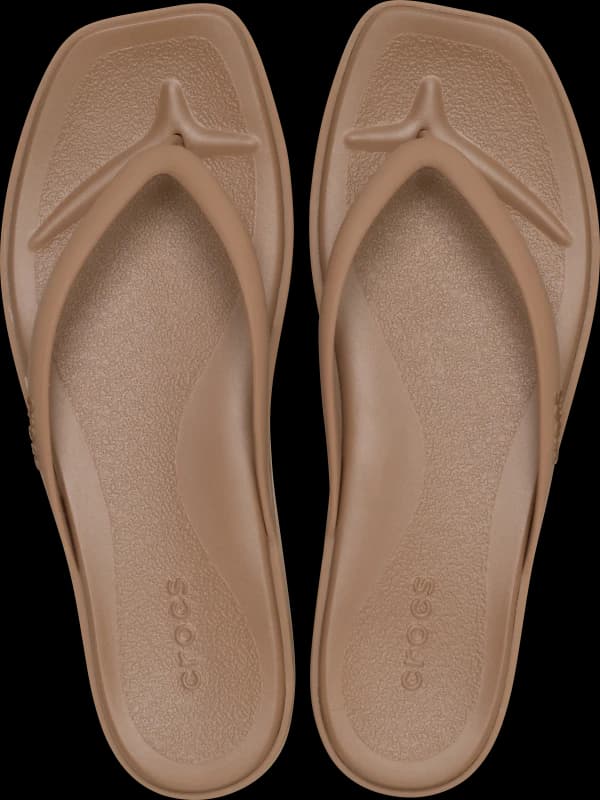 Image of Crocs Women Miami Flips Milk Chocolate 5