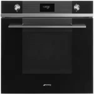 Image of Smeg Linea SFP6101TVN1 Built In Electric Single Oven - Black - A+ Rated