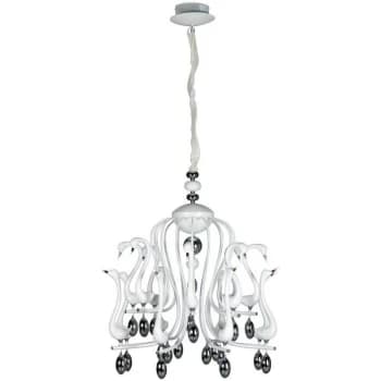 Image of Linea Verdace Lighting - Linea Verdace Snow Goose Pendant Ceiling Light White Metal