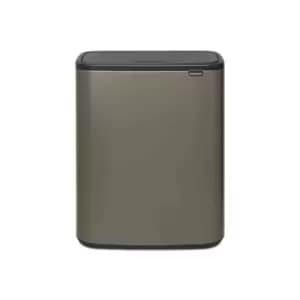 Image of Brabantia Bo Touch Bin 60L - Platinum