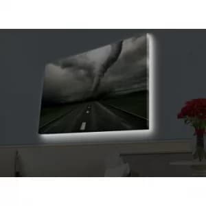Image of 4570HDACT-022 Multicolor Decorative LED Lighted Canvas Painting