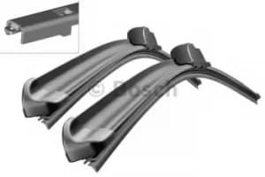 Image of Bosch 3397118955 A955S Wiper Blade Set Aerotwin Windscreen Flat
