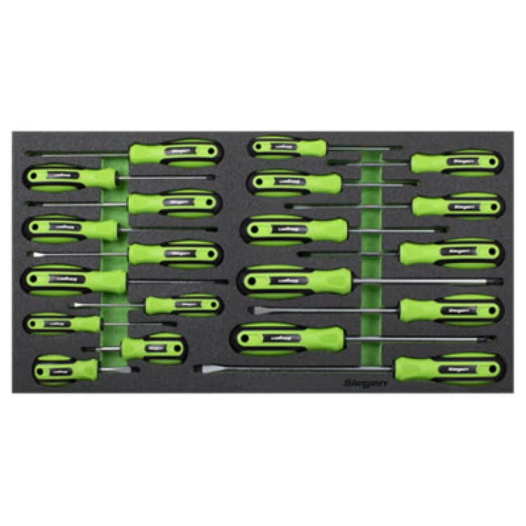 Image of Sealey Sealey S01276 Siegen Screwdriver Set with Tool Tray 20pc SEAL_S01276