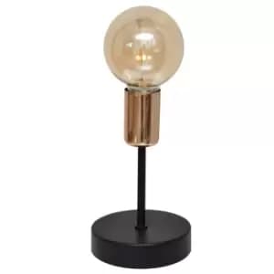 Image of Tube Table Lamp Black 12cm
