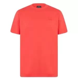 Image of Paul And Shark Faded Short Sleeve T Shirt - Red