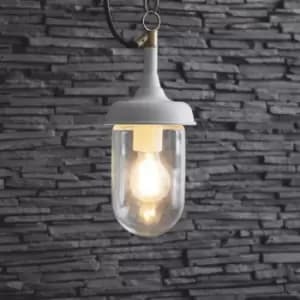 Image of Garden Trading Harbour Outdoor Pendant in Lily White