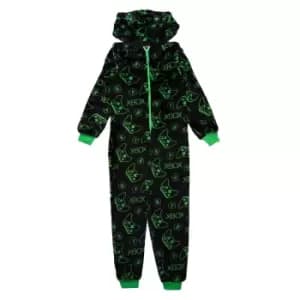 Image of Xbox Boys Controller Jumpsuit (6-7 Years) (Black/Green)