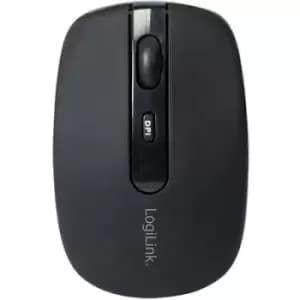 Image of LogiLink ID0078A Wireless mouse Bluetooth Optical Black 4 Buttons 1600 dpi