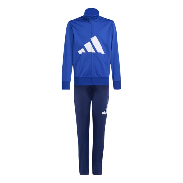 Image of adidas Linea Poly Tracksuit Juniors Blue/White unisex 7-8 Years