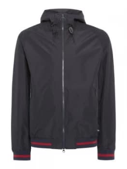 Image of Mens Barbour Hooded Twent Jacket Blue