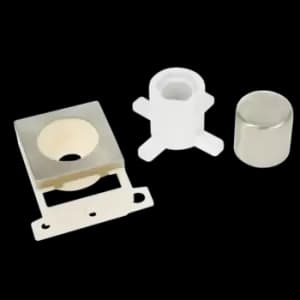 Image of Click Scolmore MiniGrid Dimmer Module Mounting Kit Satin Chrome - MD150SC