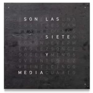 Image of QLOCKTWO Large Creators Edition Metamorphite Wall Clock 90cm