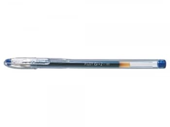 Image of Pilot G105 Gel Ink Pen Ergonomic Grips 0.5mm Tip 0.3mm Line Blue Pack of 12 Pens