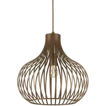 Image of Ideal Lux Onion - 1 Light Ceiling Pendant Brown