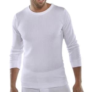 Image of Click Workwear Vest Long Sleeve Thermal Lightweight XL White Ref