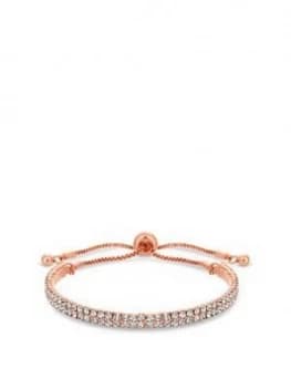 Image of Jon Richard Jon Richard Rose Gold Double Cupchain Toggle