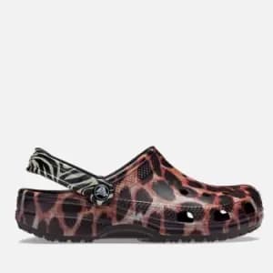 Image of Crocs Classic Animal-Pront Rubber Clogs - M6W7