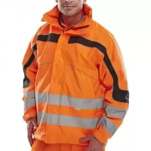Image of Beeswift Eton Breathable En471 Jacket Orange 6XL ET46OR6XL