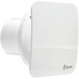 Image of Xpelair C4TSR Two speed 100mm axial fan with timer with combined square / round baffle front
