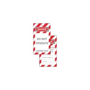 Image of Lockout Tags Do Not Operate Locked Out (Pk-10)