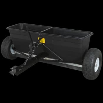 Image of Sealey Tow Behind Feed, Grass and Salt Drop Spreader 80kg