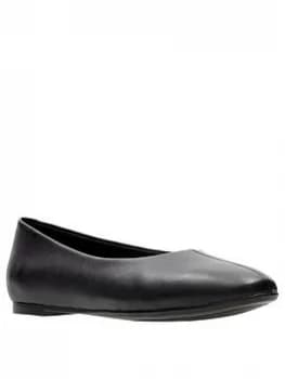 Image of Clarks Chia Violet Ballerina Flat - Black