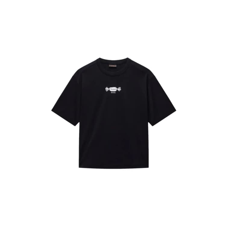 Image of Womens T-Shirt Napapijri Abbe Noir Female XS