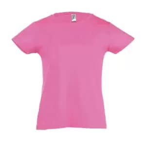 Image of SOLS Girls Cherry Short Sleeve T-Shirt (4yrs) (Medium Pink)