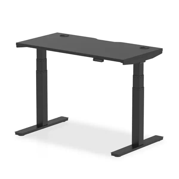 Image of Dynamic Office Solutions Air Black Series Slimline Height Adjustable Desk HA01277